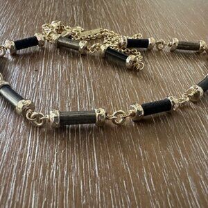 Kendra Scott Black Tube Necklace